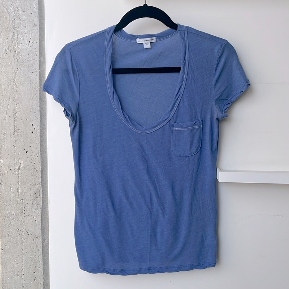 James Perse blue t-shirt size 1